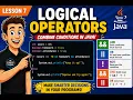 AP Computer Science A Lesson 7 Logical Operators in Java