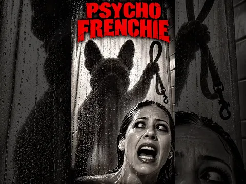 Psycho Shower Scene, But It’s My French Bulldog 🐾 Short Horror Film #shorts