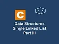 data structures - single linked list implementation