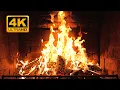 Lagu Cozy Fireplace 4K (12 HOURS). Fireplace with Crackling Fire Sounds. Fireplace Ambience