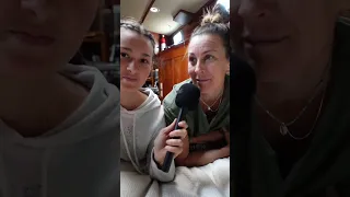 Asking my family what there favorite thing about living on a boat is??