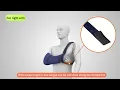 WL0309 WILLCOM Arm Sling Shoulder Injury Immobilizer Medical Sling with Waist Strap