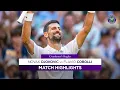 Download Lagu Djokovic powers past early scare! | Flavio Cobollo vs Novak Djokovic | Highlights | Wimbledon 2025