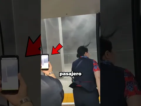 La tormenta más aterradora captada desde un tren 🌪️😨