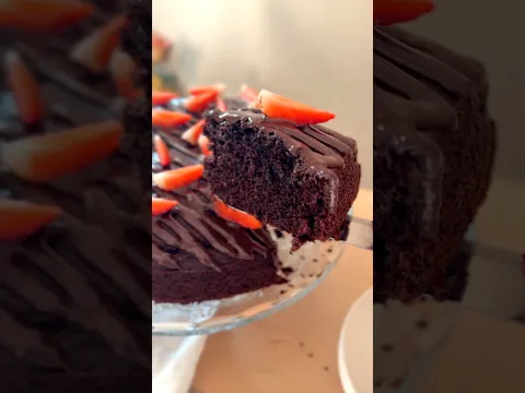 كيك شوكولاته بدون بيض | Eggless Chocolate Cake