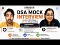 Amazon Engineer Takes REAL DSA Mock Interview
