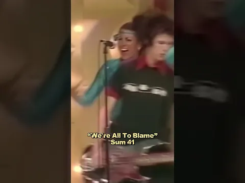 "We're All To Blame" was released 22 years ago today as the lead single from Chuck 🖤🤘🏼 #sum41