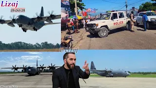 se pa invasion. Bukele fèk voye 4 lòt Avion Militè jodi Mercredi 28-oct la. Delmas bagay yo konplike