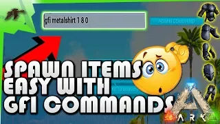 How To Spawn Items EASY GFI New Admin Commands - Ark Survival Evolved pc