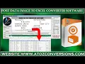How to convert Post data images to excel jpg to excel converter