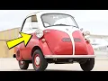 Even at 40 HP \u0026 Motorcycle Tires, the 1957 BMW Isetta Shocked Everyone with 70 MPG City
