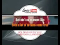 MIRANDA LAMBERT - HOLDING ON TO YOU | Official karaoke musik video