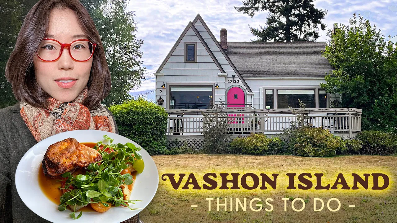 This Home Became a Restaurant! EXPLORING VASHON ISLAND in Washington