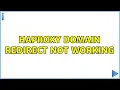 haproxy domain redirect not working