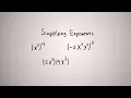 LOSMIMath - Simplifying Exponents With Fractions Variables Negative Exponents Multiplication