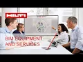 Hilti BIM equipment and services introduction