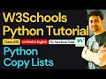 W3Schools W3Schools Python W3Schools Python Tutorial Class 050 Python - Copy Lists