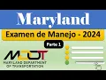 2024 Maryland Driving Test - Master the 25 Key Questions