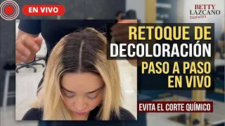 ¿Batallas con los tonos naranjas o amarillos al retocar la raíz? 💛🧡  @bettylazcano en VIVO