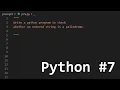 Solving Python Prompts Check if Palindrome