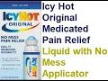 Icy Hot Original Medicated Pain Relief Liquid with No Mess Applicator