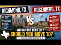 Richmond TX vs Rosenberg TX Which Fort Bend City Should You Actually Move To 2026 Comparison