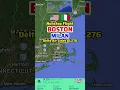 Boston to Milan Flight Route with Delta Air Lines DL276