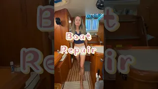 Boat Repair #sailingbyefelicia