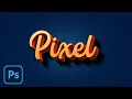 3D Typography Effect in Photoshop Photoshop Tutorial