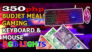 KEYBOARD MOUSE GAMING BUDGET MEAL inPLAY STX360 Rainbow Backlit Gaming UNBOXING