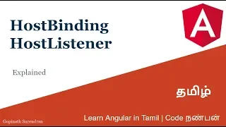 16 Host binding and Host listener Learn Angular in Tamil Code Nanban