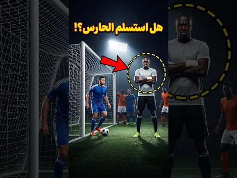 حارس المرمى استسلم بعدما ألقى فريقه اللوم عليه 😳⚽