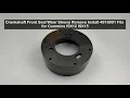 Fab Heavy Parts Crankshaft Front Seal Wear Sleeve Remove Install 4918991 Fit for Cummins ISX12 ISX15