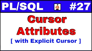 Tutorial Cursor attribute examples with Explicit Cursor