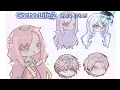 Hair ideas in Gacha life 2 PART 2 Strqwburst