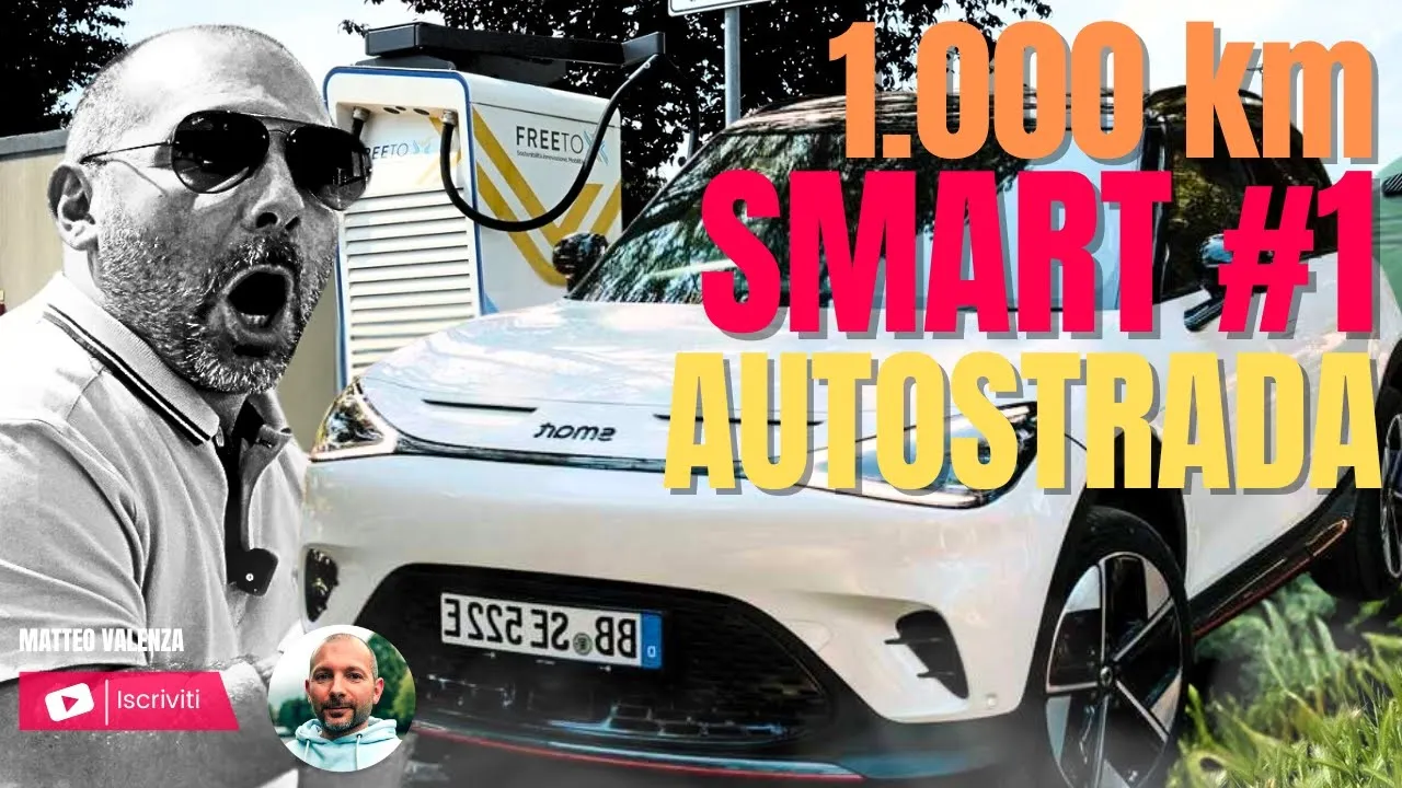 Smart #1, la prova autostradale dei 1.000 km tra consumi e ricariche
