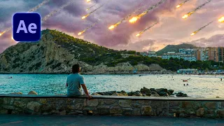 Cinematic Meteor Effect - Full After Effects Tutorial (No Plugins)