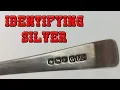 How To Easily Identify Sterling Silver - English Hallmarks