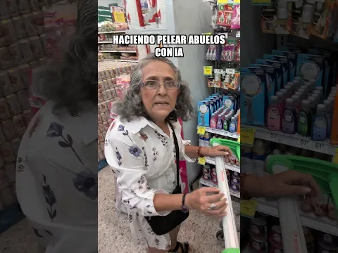 Haciendo pelear abuelos con IA (Bromas separando parejas en el supermercado)