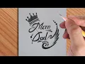 New mom dad tattoo idea making with pencil simple tattoo art