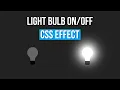 Light Bulb Toggle HTML CSS JavaScript