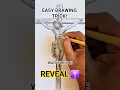 I Found an EASY TRICK to Draw Jesus on the Cross Drawing Tutorial
