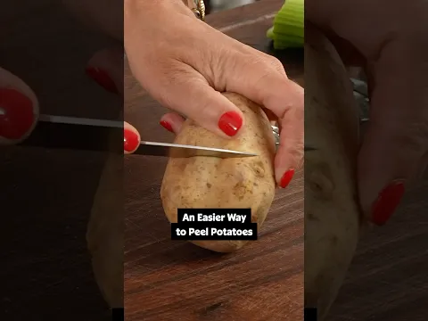 The Easiest Way to Peel Potatoes