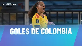 TODOS LOS GOLES DE COLOMBIA EN LA CONMEBOL LIGA DE NACIONES FEMENINA