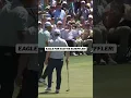 Scottie Scheffler with an eagle at No 2