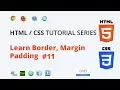 HTML CSS Tutorial in Hindi Border Margin Padding