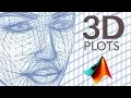 3D Plots in Matlab Examples