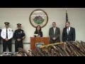 Union County New Jersey Gun Buy Back Press Conference - Union County NJ
