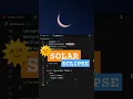 Solar Eclipse Animation with HTML CSS