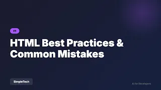 HTML Best Practices Common Mistakes Full Stack Development